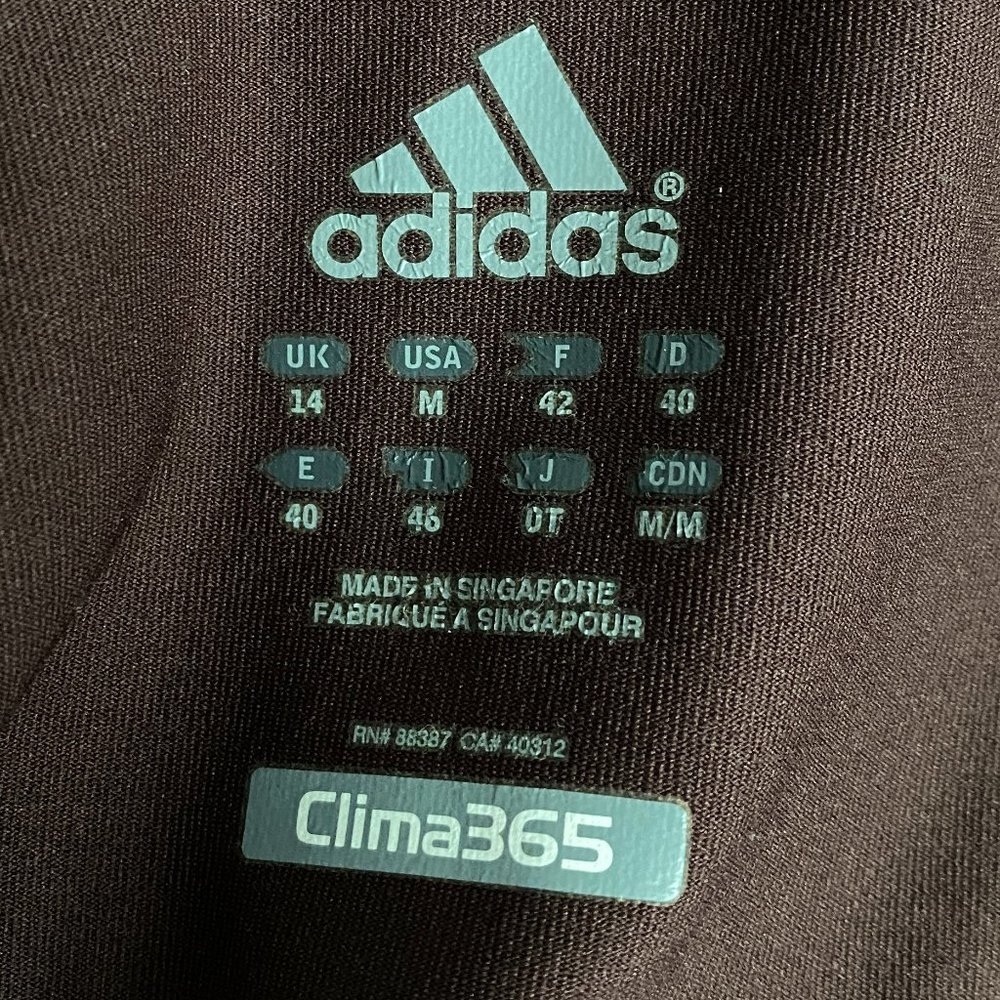 ADIDAS Clima365 3 Stripe Neck Active Jacket #AU7 - Picture 6 of 8